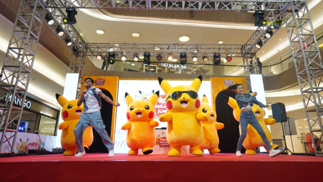 Pembukaan Pikachu’s Indonesia Journey di Surabaya.