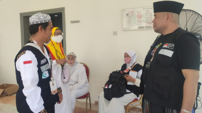 Ilustrasi jemaah haji asal Trenggalek di Mina.