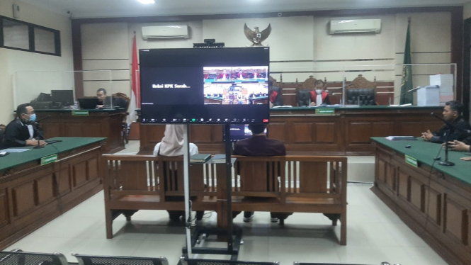 Sidang mantan Bupati Probolinggo di Pengadilan Tipikor Surabaya.