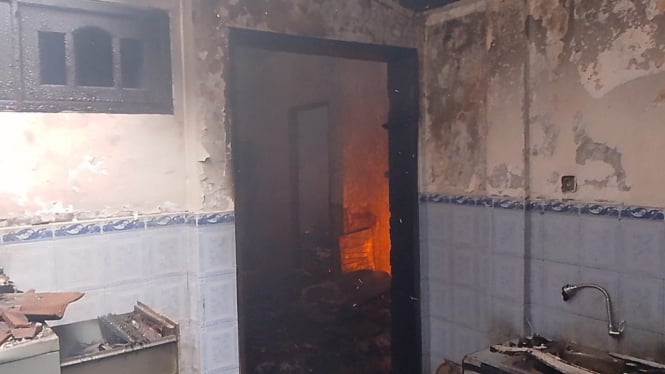 Kantor PNM Mekaar Syariah di Mojokerto terbakar