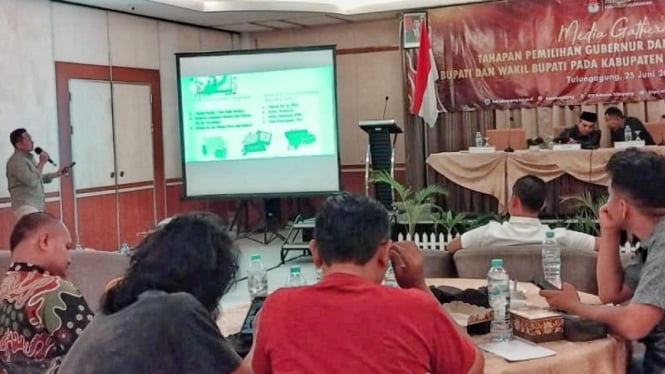 KPU Tulungagung gelar media gathering bersama jurnalis jelang Pilkada 2024