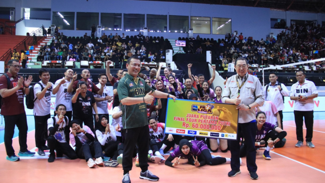 Tim voli Jakarta BIN juara Proliga 2024 seri pertama di Surabaya