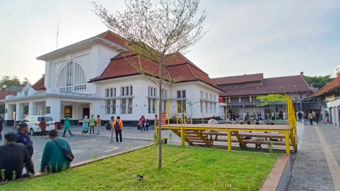 Suasana Pos Bloc di Jalan Kebon Rojo, Krembangan, Surabaya