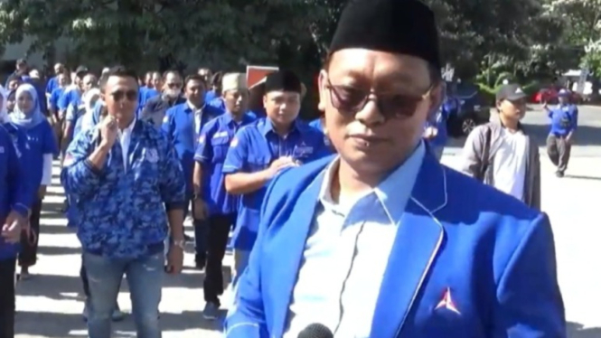 Ketua DPC Partai Demokrat Kabupaten Kediri Muhammad Zaini