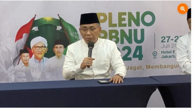 Gus Yahya di Rapat Pleno 2024