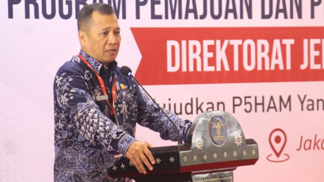 Dirjen HAM pada Kemenkumham RI Dhahana Putra.