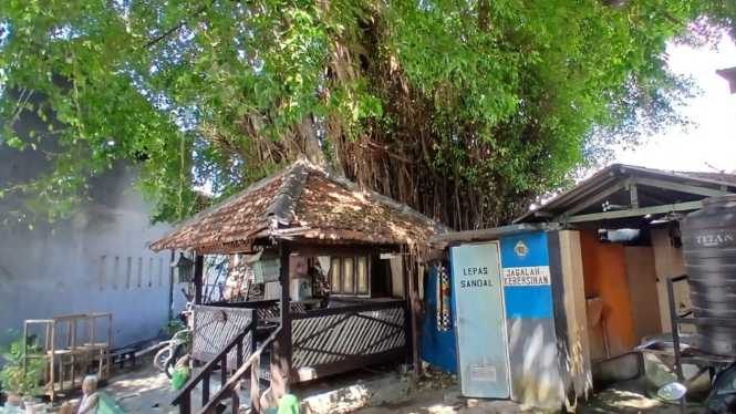 Suasana di bekas Sendang Mbah Sumber, Surabaya