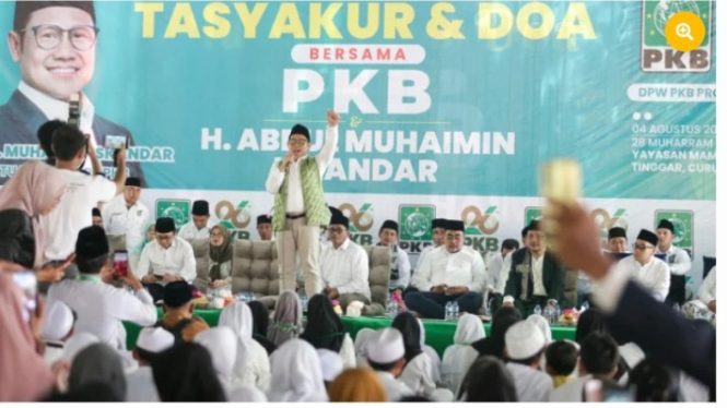 Cak Imin di acara tasyakuran PKB