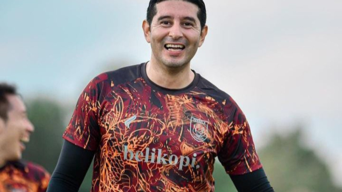 Pemain Persela Esteban Vizcarra