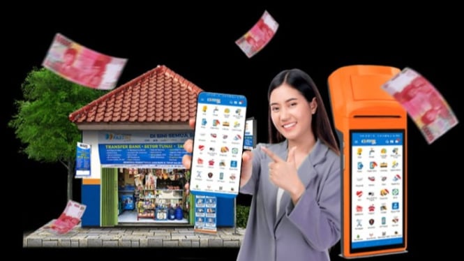 Ilustrasi mini ATM.