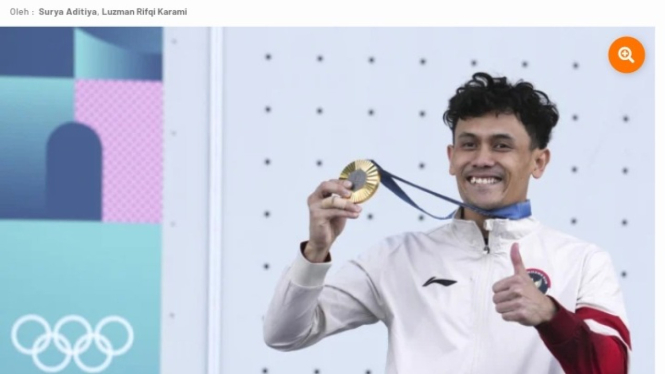 Veddriq Leonardo, Atlet Pertama Mendapat Medali Emas