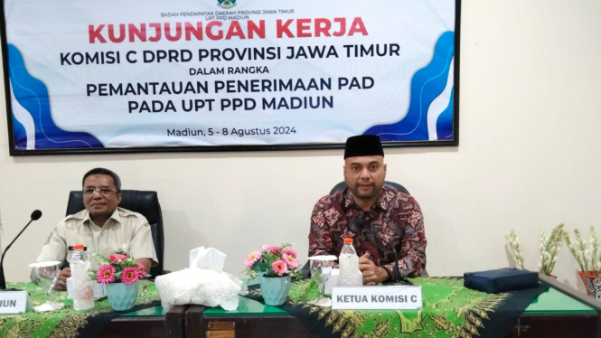 Ketua Komisi C DPRD Jawa Timur Abdul Halim saat kunker.