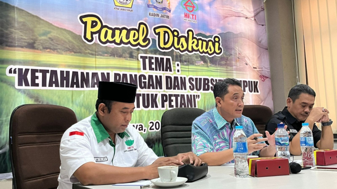 Ketua KTNA Jatim Sumrambah saat Diskusi Panel