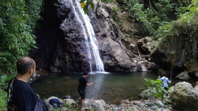 Air Terjun Urang Kambu di Wisata Banyu Nget Trenggalek