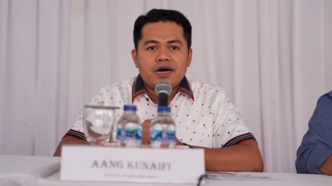 Ketua KPU Jatim Aang Khunaifi.