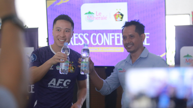 Persik Kediri menerima partner dari brand produk minuman kemasan.