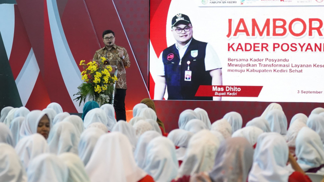 Bupati Kediri Hanindhito Himawan Pramana.