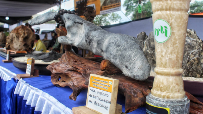 Batu suseki Berbentuk Rencong di Tulungagung.