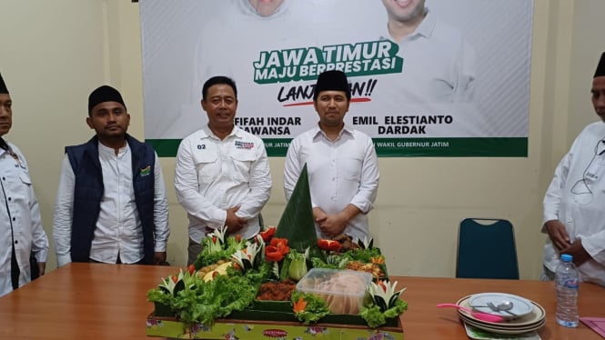 Peresmian Posko Relawan Bagus depan PKB Jatim