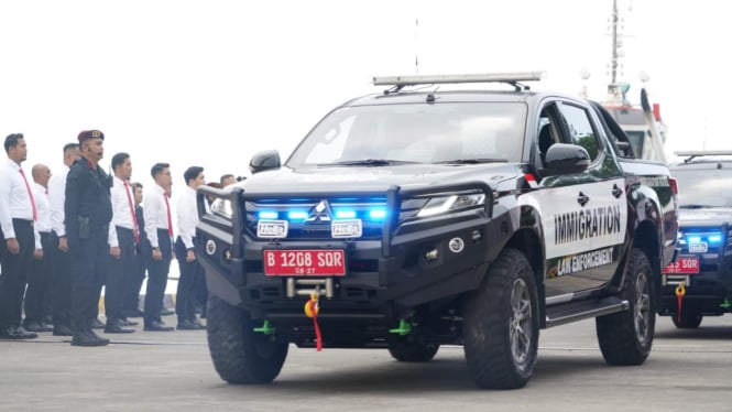 Mobil patroli Dirjen Imigrasi Kemenkumham