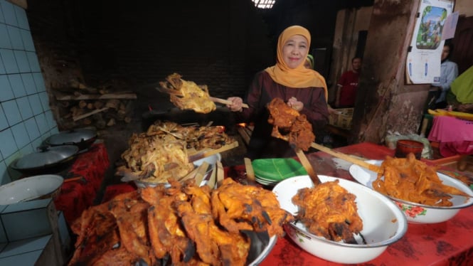 Cagub Jatim Khofifah Indar Parawansa