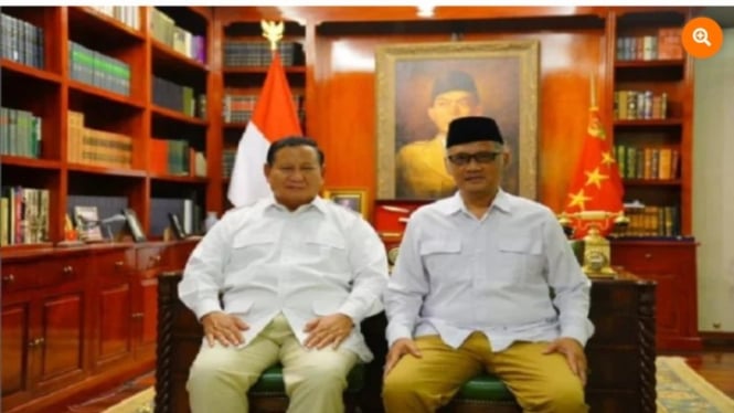 Gus Irfan dan Prabowo Subianto