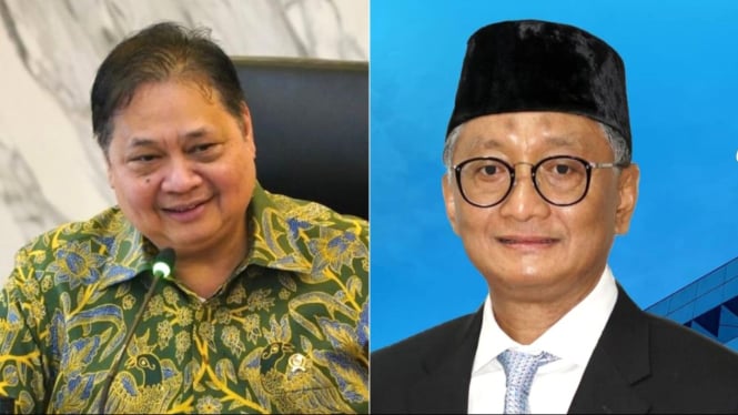 Airlangga Hartarto dan Dody Hanggodo