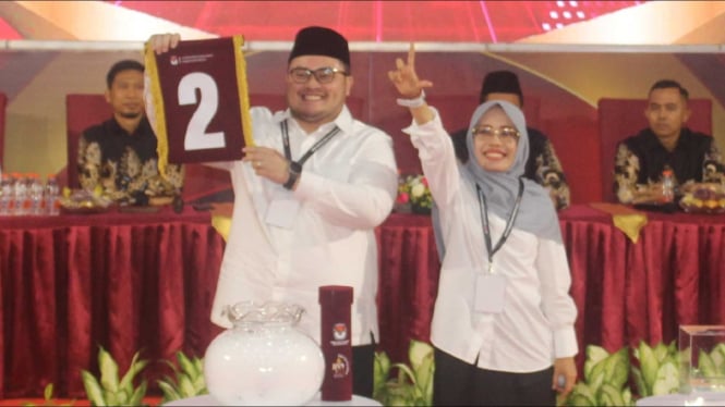 Paslon Dhito-Dewi di Pilkada Kediri 2024