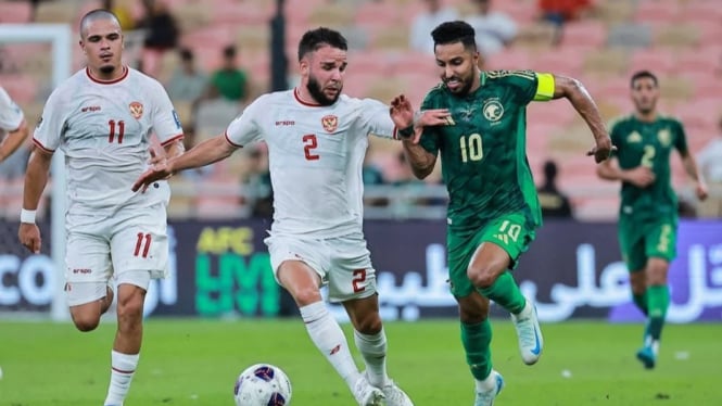 Pertandingan timnas Arab Saudi vs Indonesia di kualifikasi Piala Dunia 2026