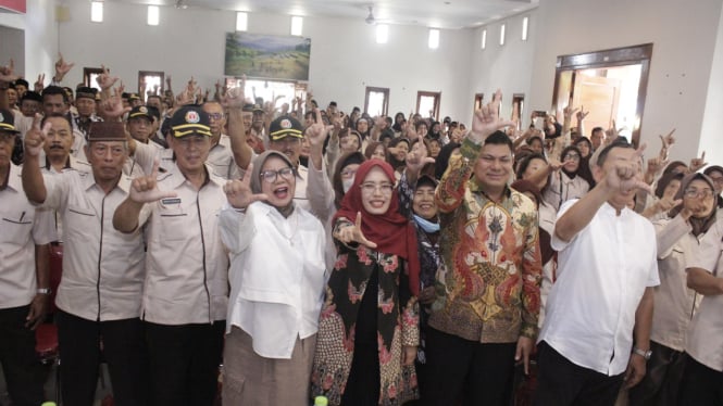 Persatuan Purnawirawan Polri Kabupaten Kediri dukung Dhito-Dewi