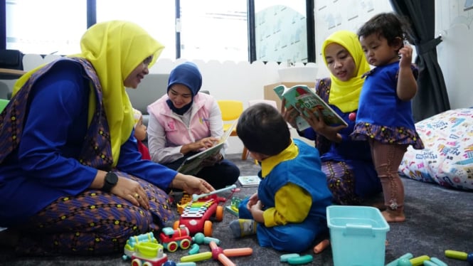 Aktivitas di Child Care Banyuwangi.