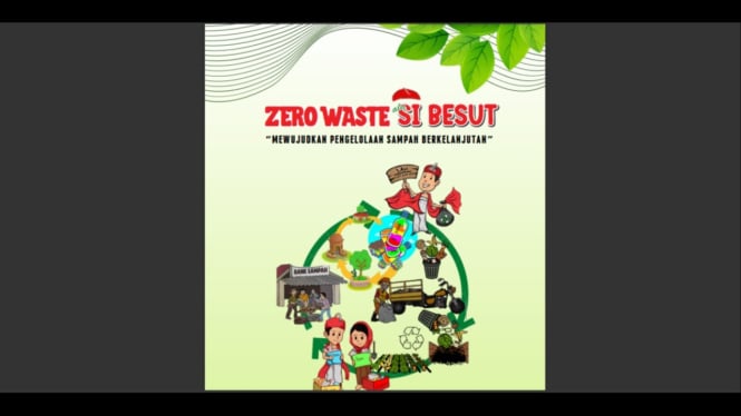 Penampakan cover buku Zero Waste ala Si Besut