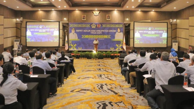 Rapat kerja KONI Kabupaten Gresik 2024