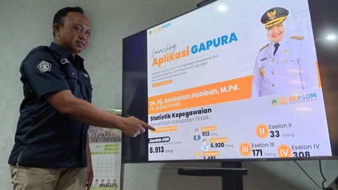 Kepala BKPSDM Pemkab Gresik, Agung Endro Dwi Setyo Utomo