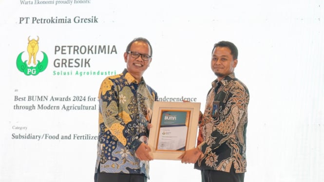 Petrokimia Gresik dapat penghargaan Indonesia Best BUMN Awards