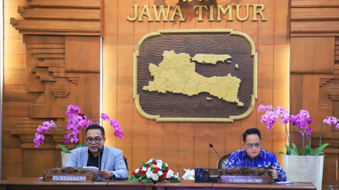 Pj Gubernur Jatim dan Baleg DPR RI