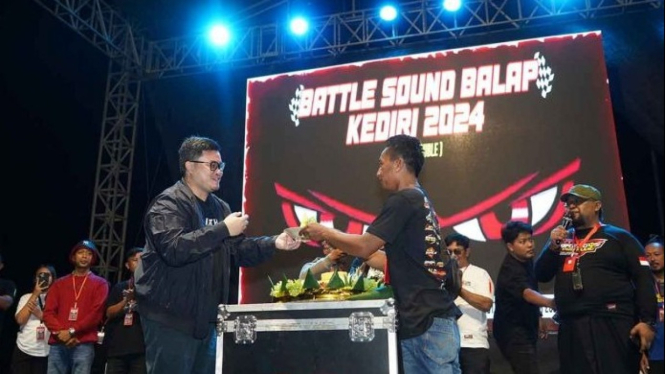 Mas Dhito dalam Event Battle Sound Horeg di Kabupaten Kediri