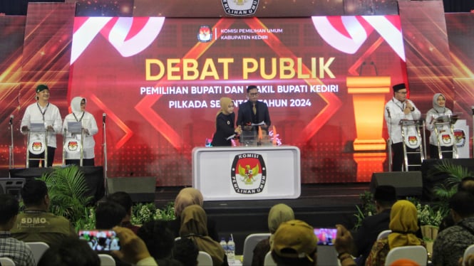 Debat Publik terakhir Pilkada Kabupaten Kediri