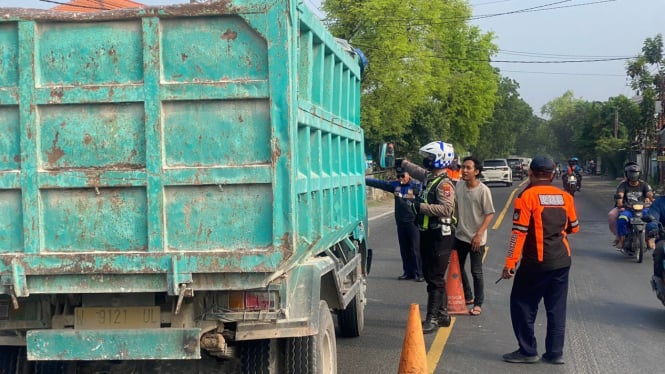 Operasi gabungan Satlantas Polres Gresik