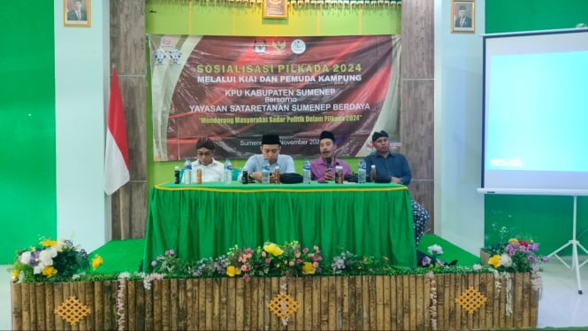 Sosialisasi Pilkada 2024 oleh KPU Sumenep bersama Yayasan Sataretanan