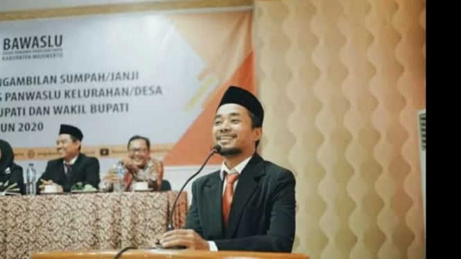 Koordinator Divisi Hukum, Pencegahan, dan Partisipasi Masyarakat Bawaslu Kabupaten Mojokerto Aris Fakhruddin Asy’at.