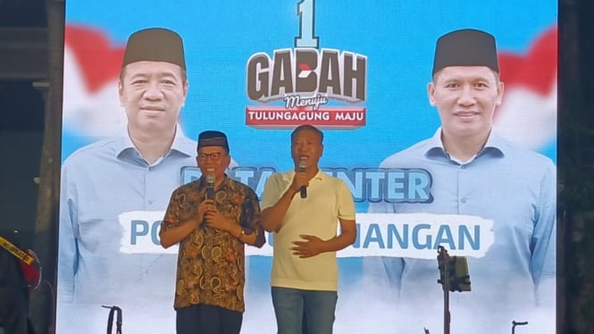 Cabup Cawabup Tulungagung Gatut Sunu Wibowo dan Ahmad Baharudin