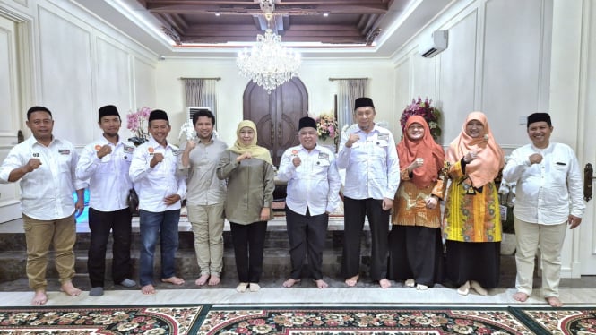 Silaturahmi PKS Jatim dengan Khofifah-Emil