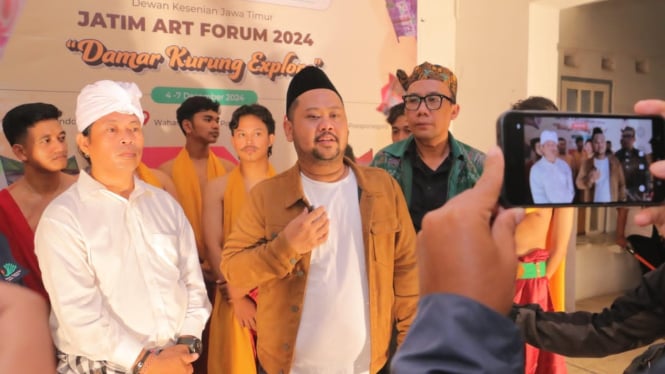 Bupati Gresik Fandi Akhmad Yani di Jatim Art Forum