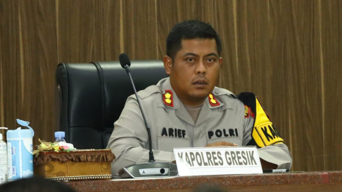 Kapolres Gresik AKBP Arief Kurniawan.