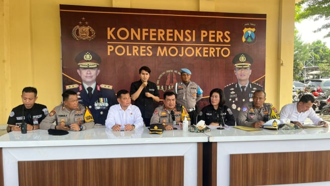 Satreskrim Polres Mojokerto menunjukkan jumlah kejahatan