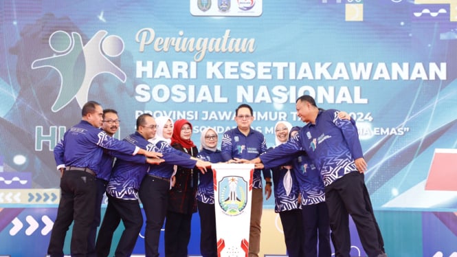 Pj Gubernur Adhy Karyono di acara HKSN 2024.