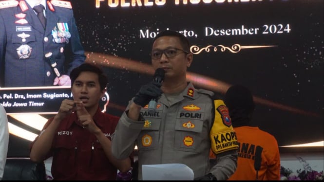 Kapolres Mojokerto Kota AKBP Daniel S Marunduri.