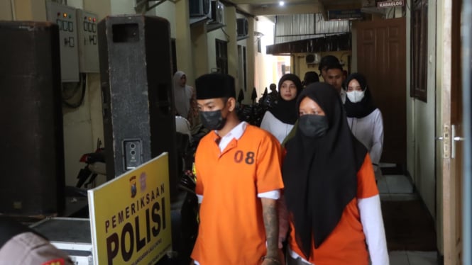 Dua sejoli pelaku penyelundupan sabu-sabu di Lapas Tulungagung