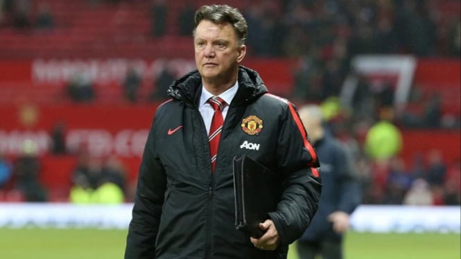 Louis Van Gaal saat bersama MU